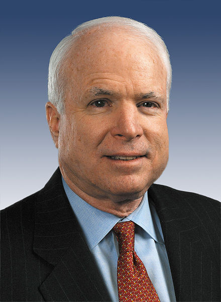john mccain. candidates John McCain and