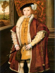 Edward VI was King of England from 1547 until 1553, when he died at the age of 15